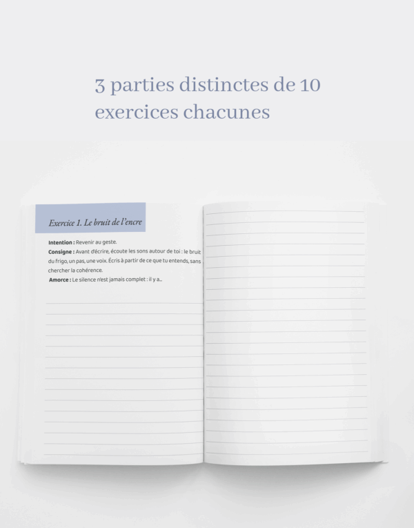Carnet " Sur le chemin de l'écriture"
